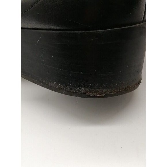 Steve Madden Womens‎ Ankle Boot Dicey Black Leather Pull On Elastic Gussets 8.5 - Picture 11 of 11